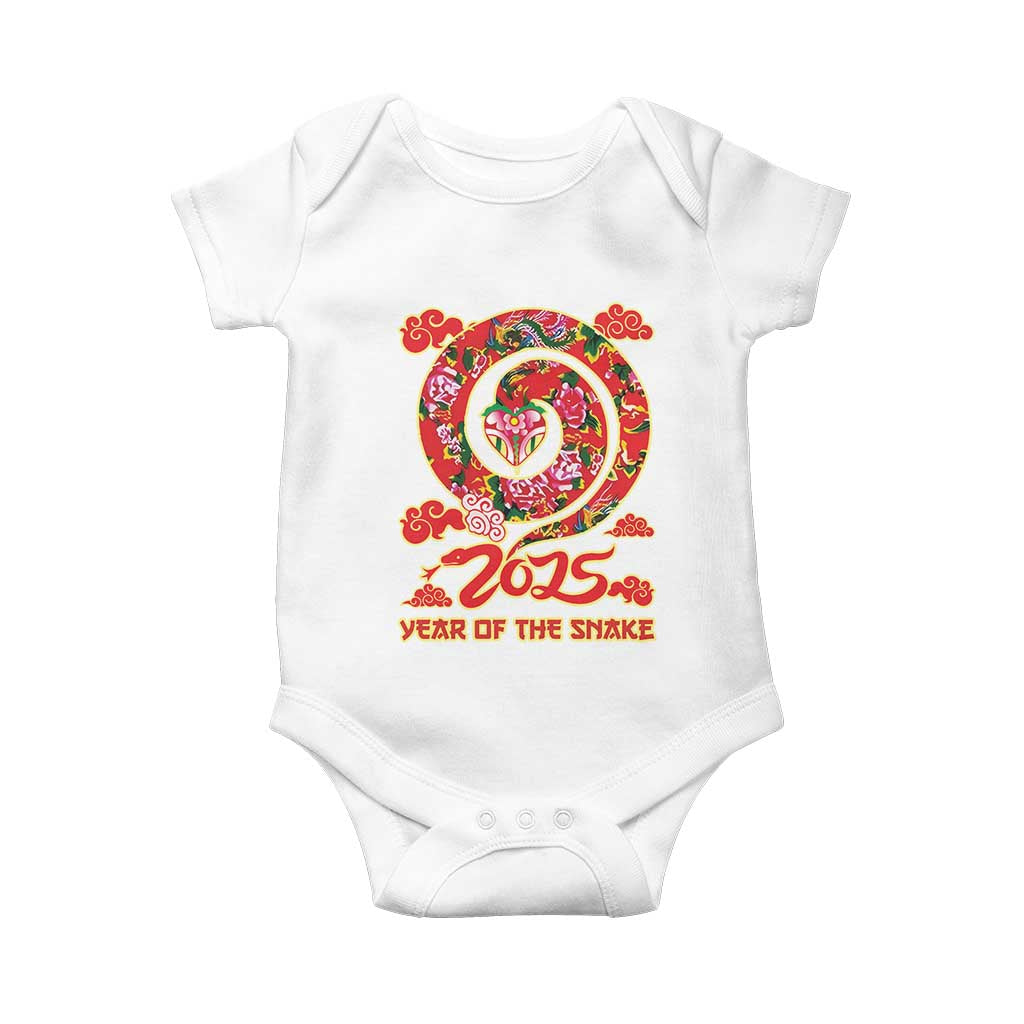 Lunar New Year 2025 Baby Onesie Year Of The Snake China Traditional