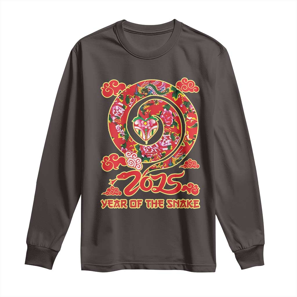 Lunar New Year 2025 Long Sleeve Shirt Year Of The Snake China Traditional