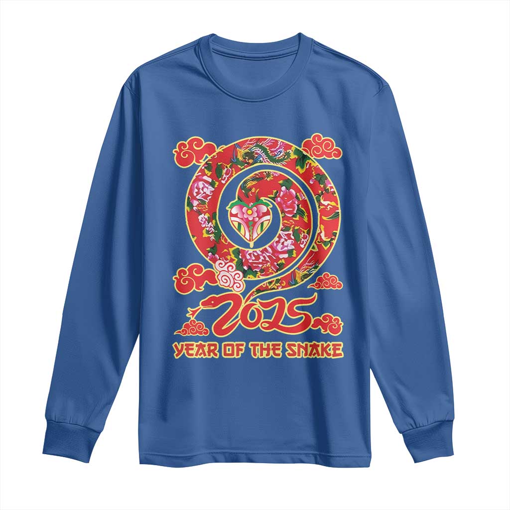 Lunar New Year 2025 Long Sleeve Shirt Year Of The Snake China Traditional