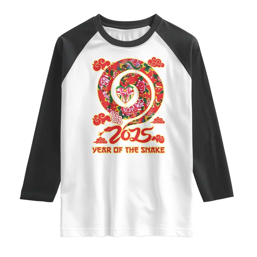 Lunar New Year 2025 Raglan Shirt Year Of The Snake China Traditional