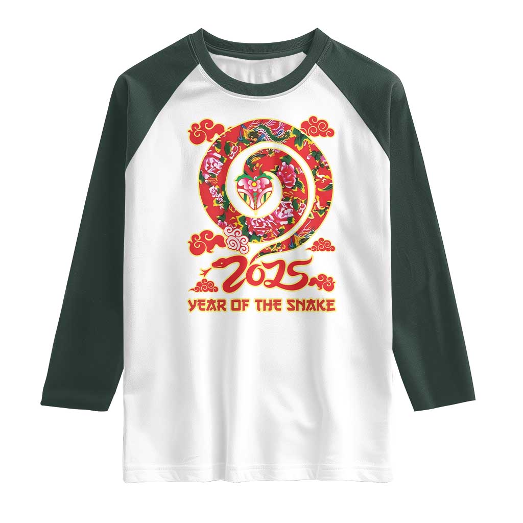 Lunar New Year 2025 Raglan Shirt Year Of The Snake China Traditional
