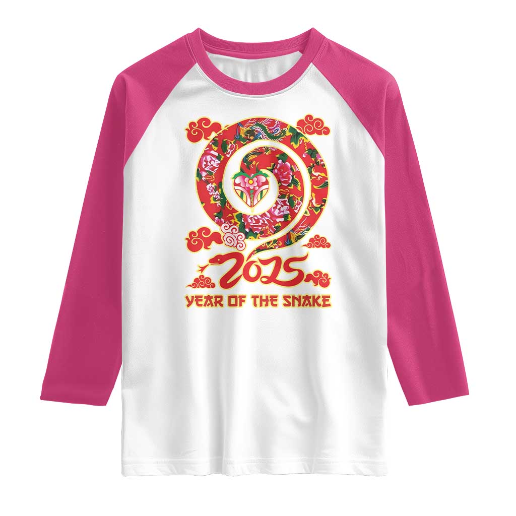 Lunar New Year 2025 Raglan Shirt Year Of The Snake China Traditional