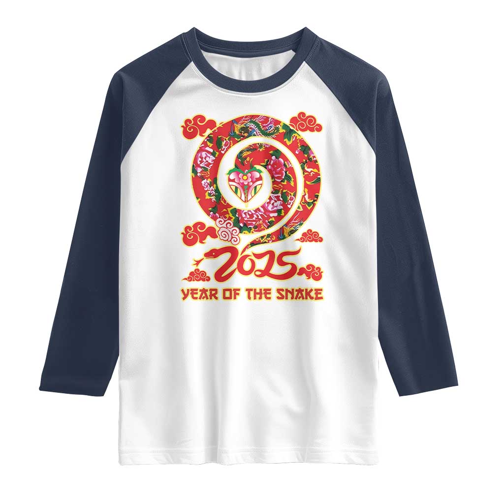 Lunar New Year 2025 Raglan Shirt Year Of The Snake China Traditional