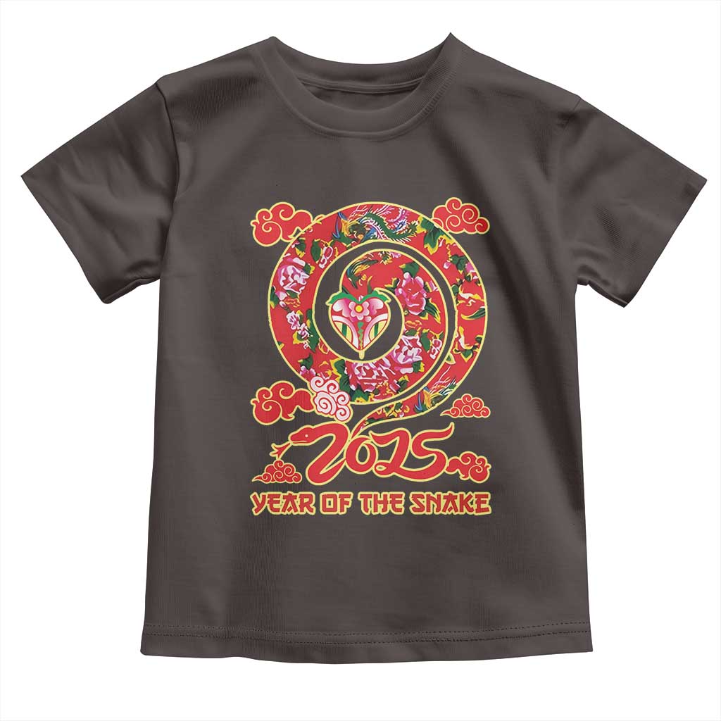 Lunar New Year 2025 Toddler T Shirt Year Of The Snake China Traditional
