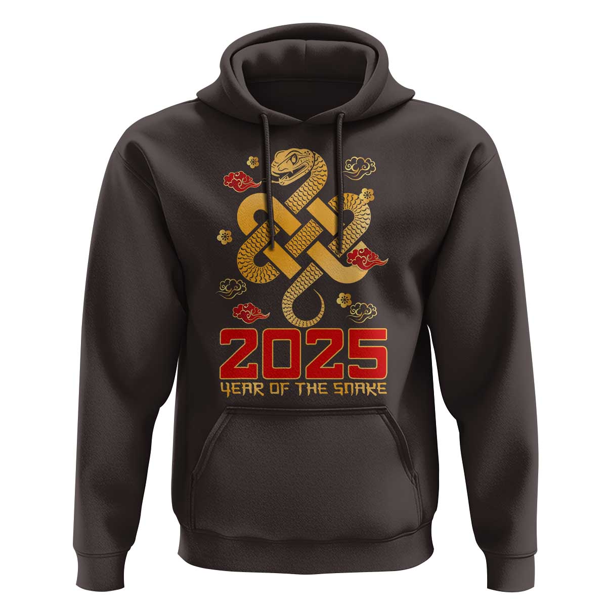 Year Of The Snake 2025 Hoodie Lunar New Year Chinese Traditional