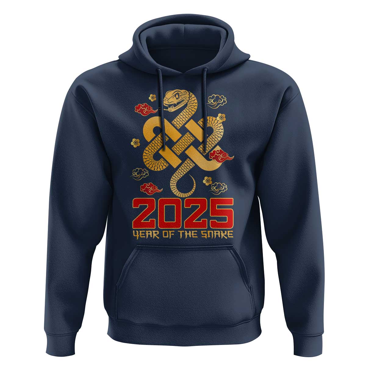 Year Of The Snake 2025 Hoodie Lunar New Year Chinese Traditional