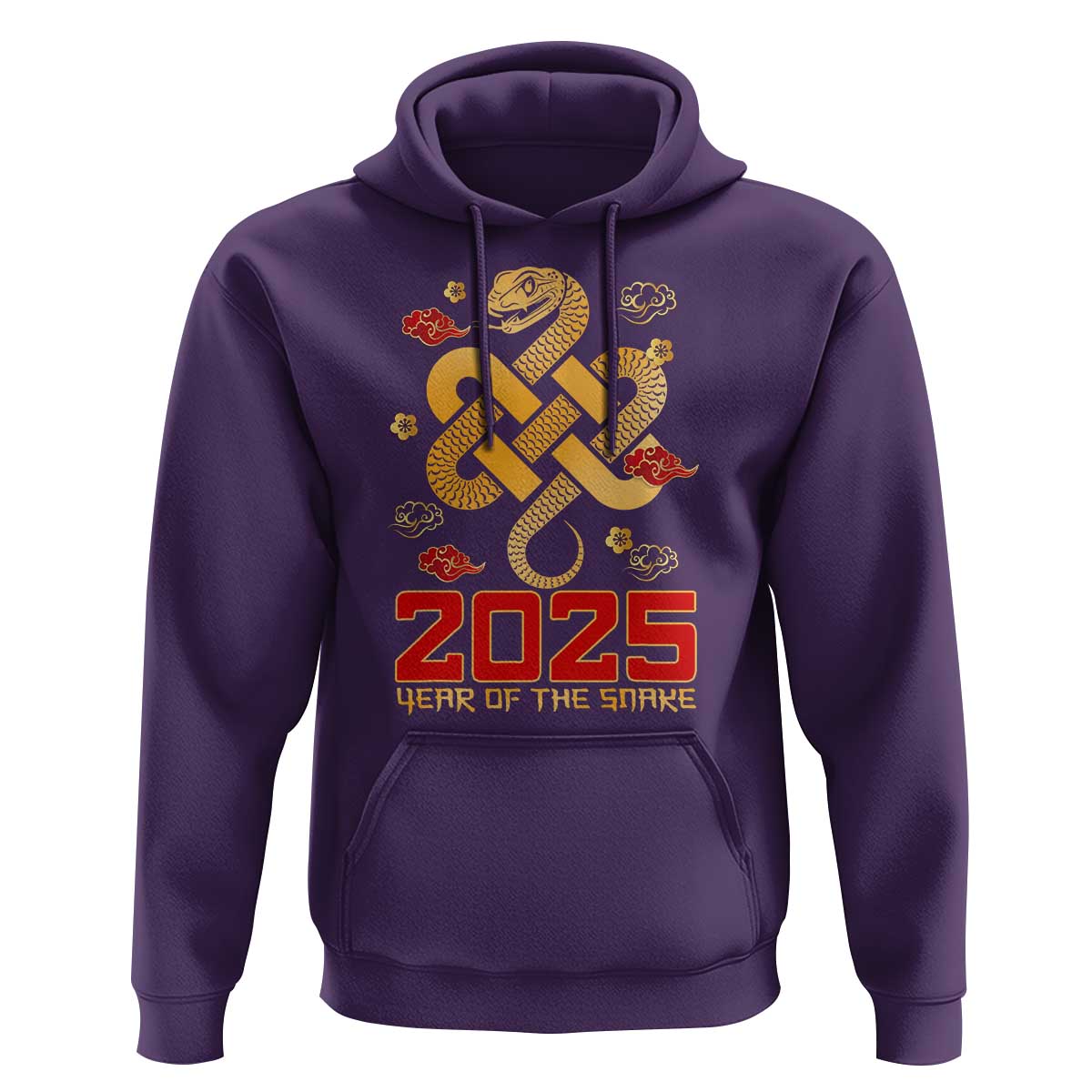 Year Of The Snake 2025 Hoodie Lunar New Year Chinese Traditional