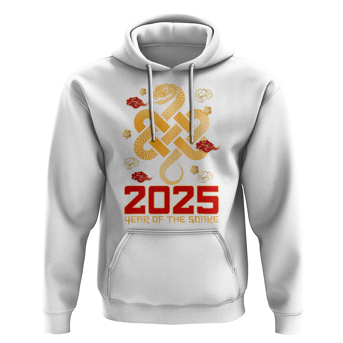 Year Of The Snake 2025 Hoodie Lunar New Year Chinese Traditional