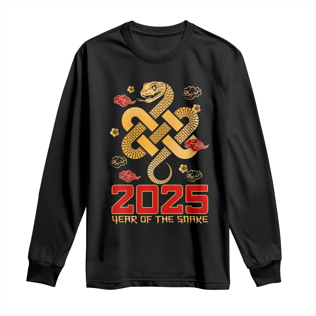 Year Of The Snake 2025 Long Sleeve Shirt Lunar New Year Chinese Traditional
