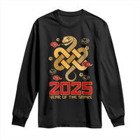 Year Of The Snake 2025 Long Sleeve Shirt Lunar New Year Chinese Traditional