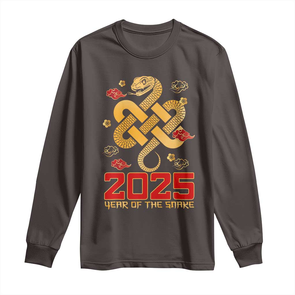 Year Of The Snake 2025 Long Sleeve Shirt Lunar New Year Chinese Traditional