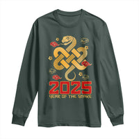 Year Of The Snake 2025 Long Sleeve Shirt Lunar New Year Chinese Traditional