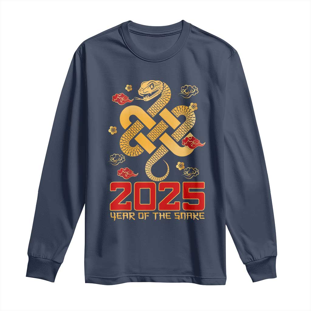 Year Of The Snake 2025 Long Sleeve Shirt Lunar New Year Chinese Traditional