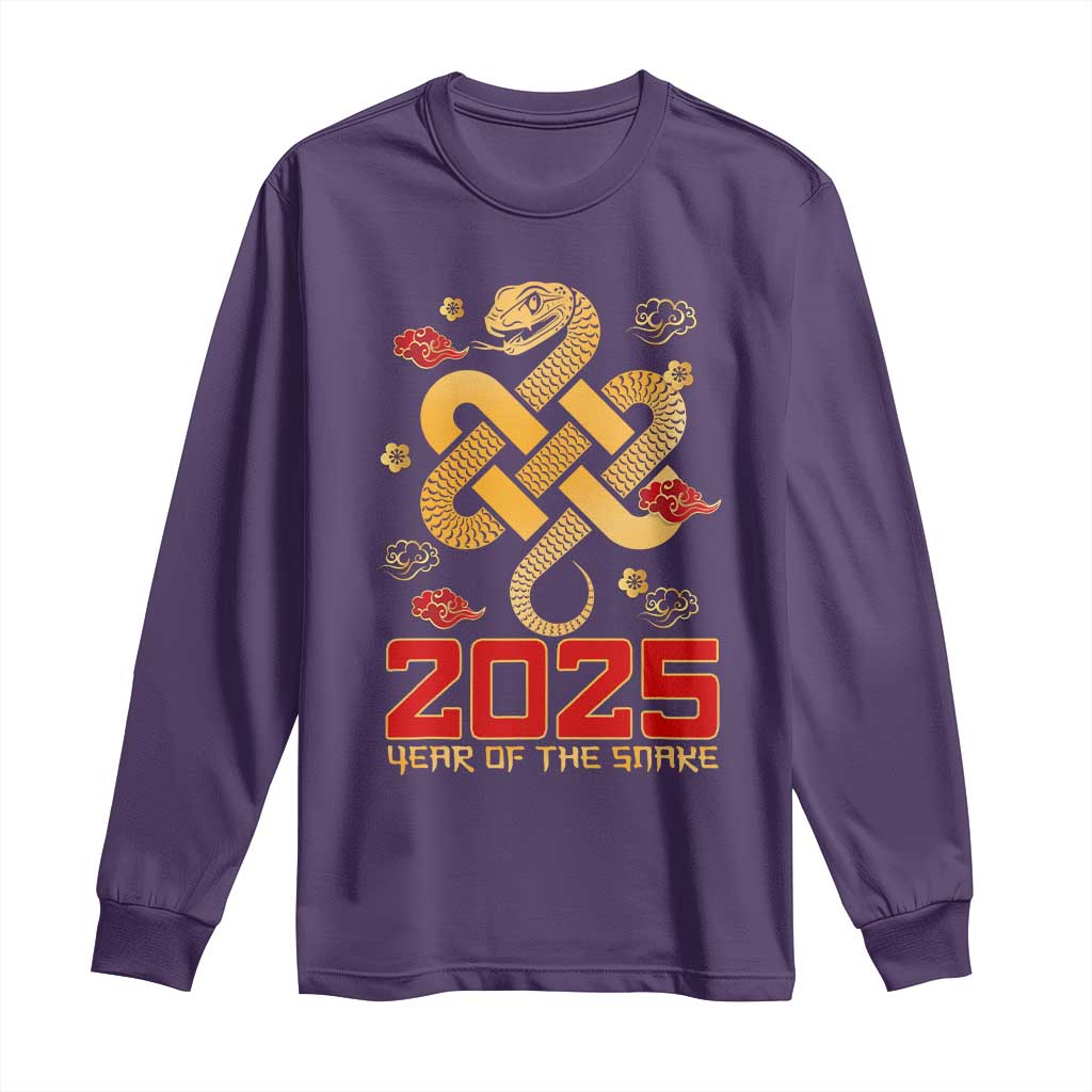 Year Of The Snake 2025 Long Sleeve Shirt Lunar New Year Chinese Traditional