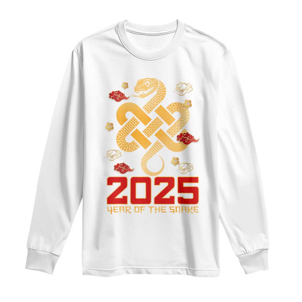 Year Of The Snake 2025 Long Sleeve Shirt Lunar New Year Chinese Traditional