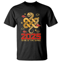 Year Of The Snake 2025 T Shirt Lunar New Year Chinese Traditional - Wonder Print Shop