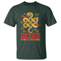 Year Of The Snake 2025 T Shirt Lunar New Year Chinese Traditional - Wonder Print Shop