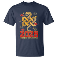 Year Of The Snake 2025 T Shirt Lunar New Year Chinese Traditional - Wonder Print Shop