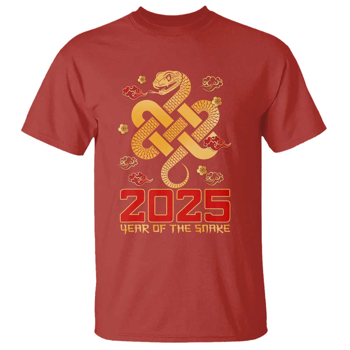 Year Of The Snake 2025 T Shirt Lunar New Year Chinese Traditional - Wonder Print Shop