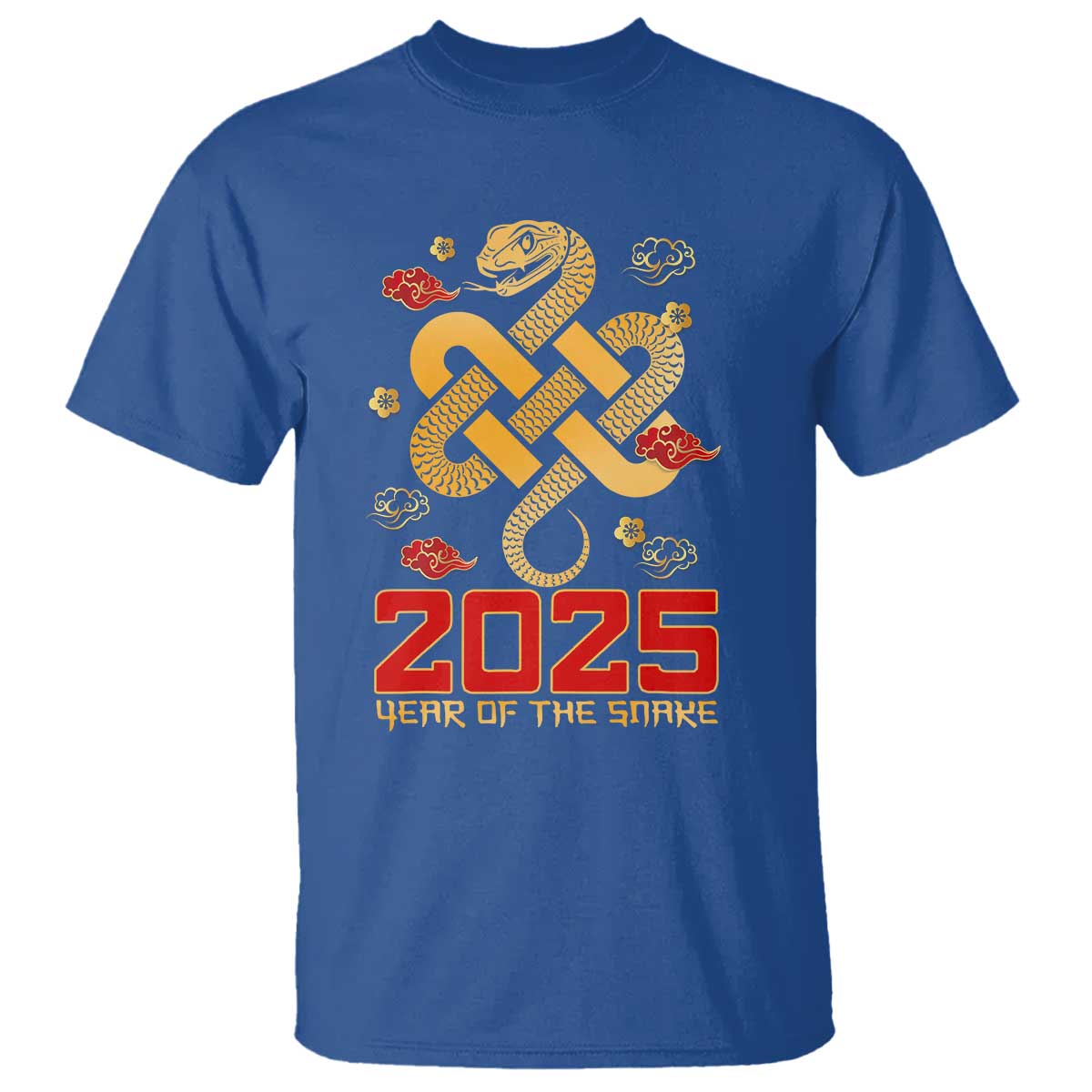 Year Of The Snake 2025 T Shirt Lunar New Year Chinese Traditional - Wonder Print Shop