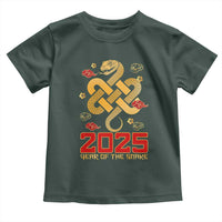 Year Of The Snake 2025 Toddler T Shirt Lunar New Year Chinese Traditional