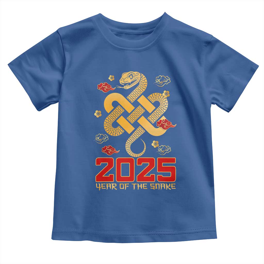 Year Of The Snake 2025 Toddler T Shirt Lunar New Year Chinese Traditional