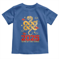 Year Of The Snake 2025 Toddler T Shirt Lunar New Year Chinese Traditional