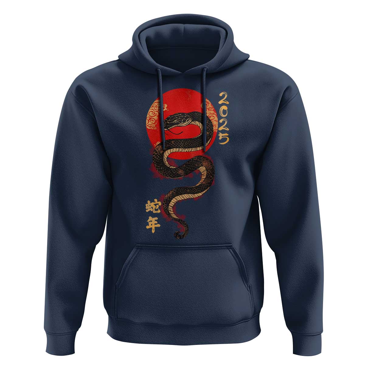 Year Of The Snake 2025 Hoodie Lunar New Year Chinese Snake