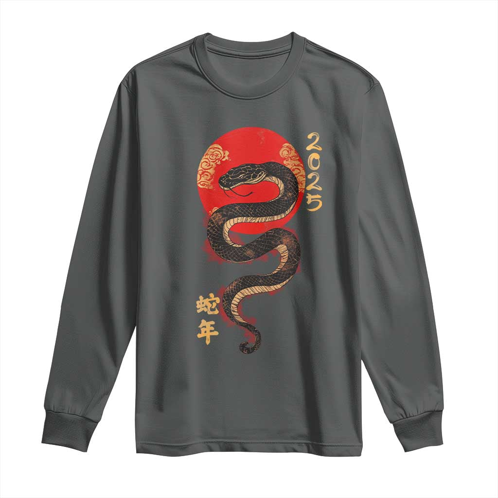 Year Of The Snake 2025 Long Sleeve Shirt Lunar New Year Chinese Snake