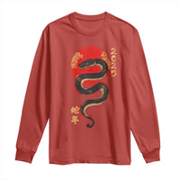Year Of The Snake 2025 Long Sleeve Shirt Lunar New Year Chinese Snake