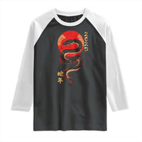 Year Of The Snake 2025 Raglan Shirt Lunar New Year Chinese Snake