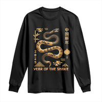 Lunar New Year 2025 Long Sleeve Shirt Year Of The Snake 2025 Chinese China