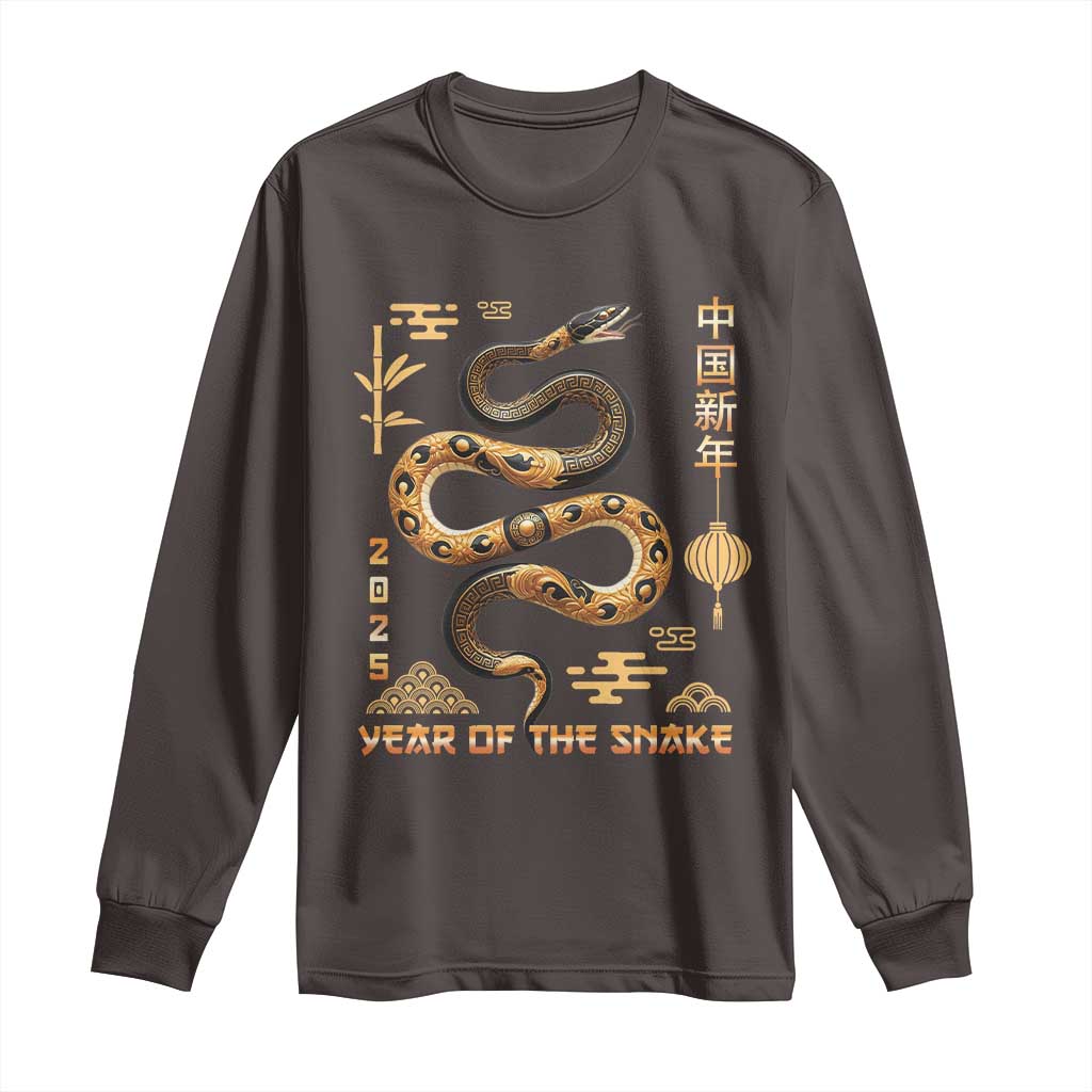 Lunar New Year 2025 Long Sleeve Shirt Year Of The Snake 2025 Chinese China
