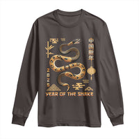 Lunar New Year 2025 Long Sleeve Shirt Year Of The Snake 2025 Chinese China