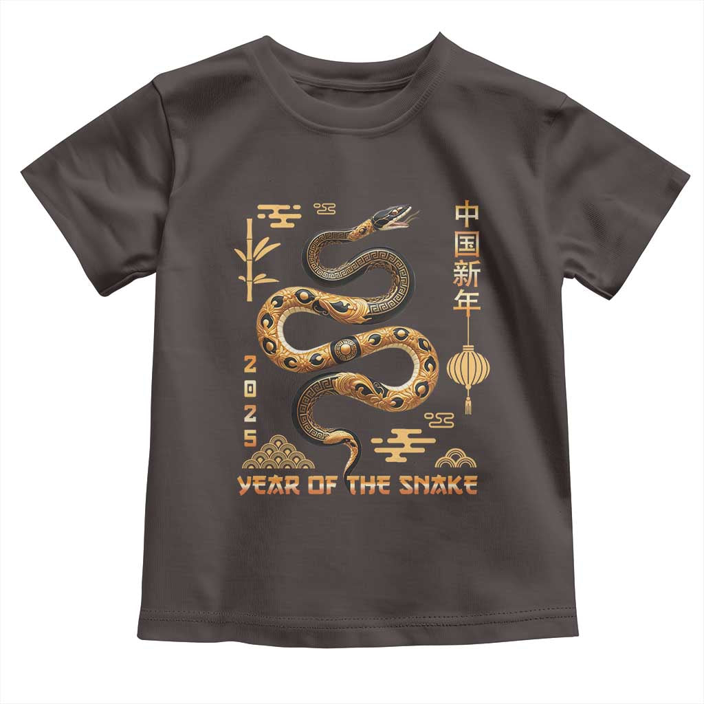 Lunar New Year 2025 Toddler T Shirt Year Of The Snake 2025 Chinese China