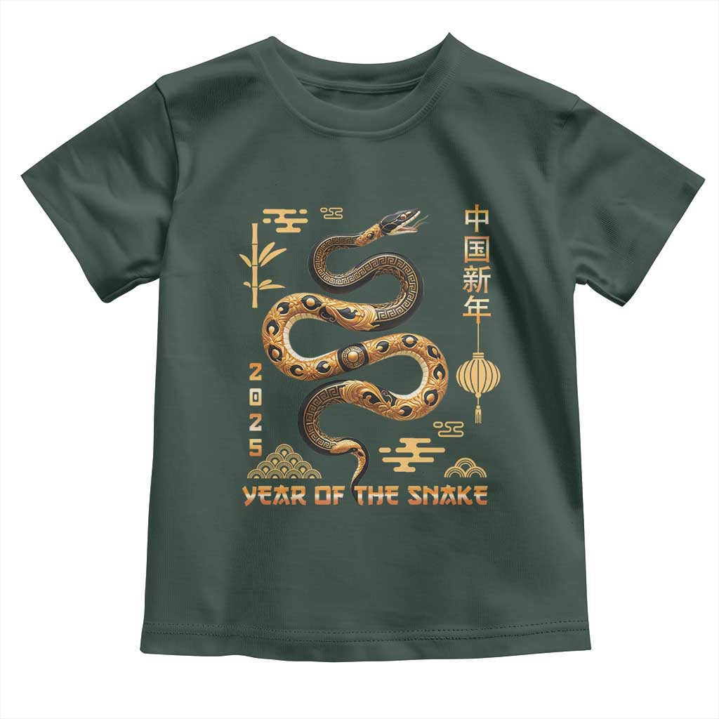 Lunar New Year 2025 Toddler T Shirt Year Of The Snake 2025 Chinese China
