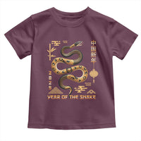 Lunar New Year 2025 Toddler T Shirt Year Of The Snake 2025 Chinese China