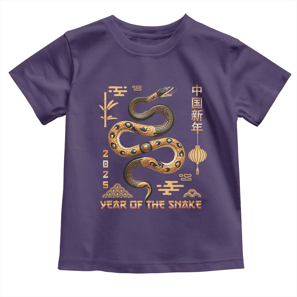 Lunar New Year 2025 Toddler T Shirt Year Of The Snake 2025 Chinese China
