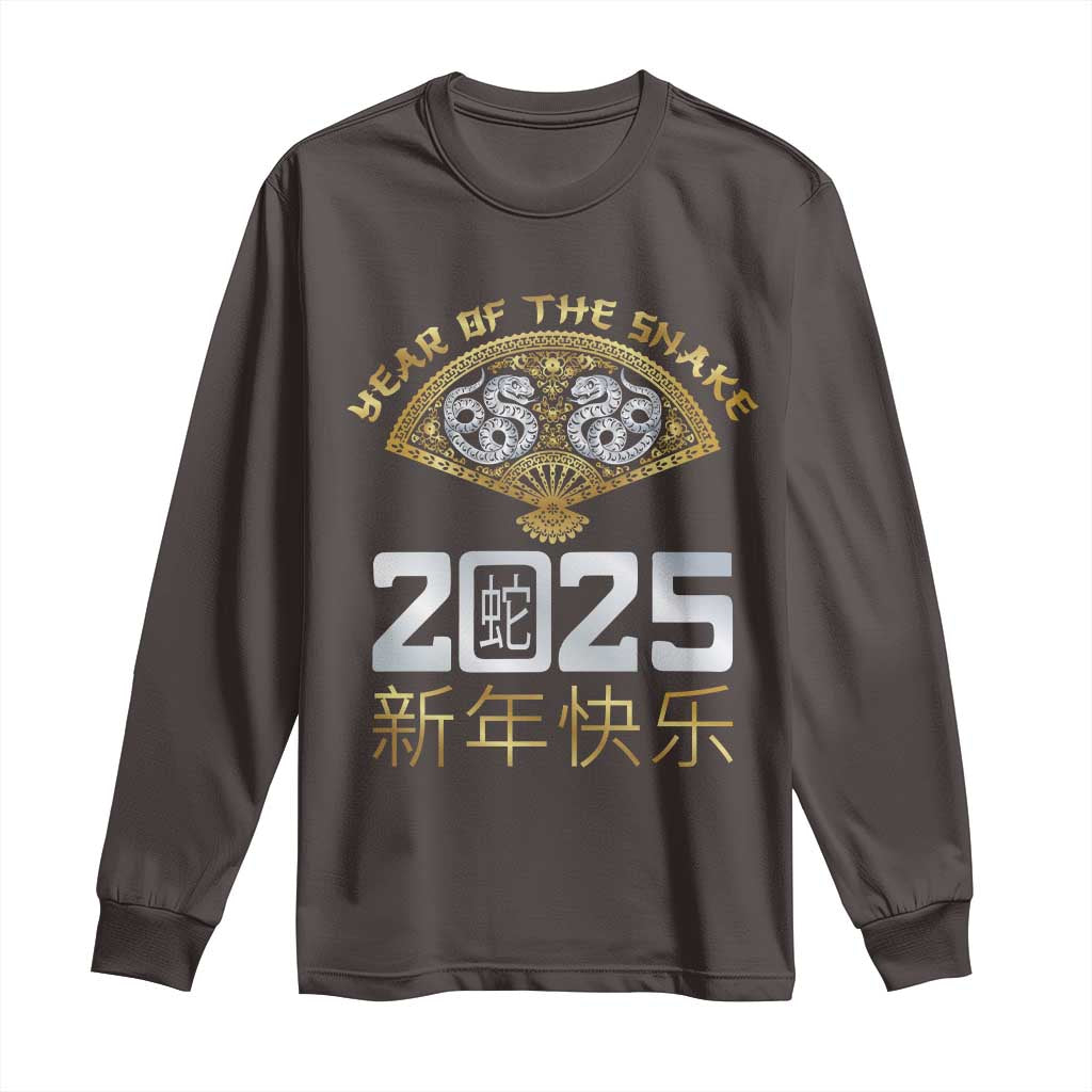 Year Of The Snake 2025 Long Sleeve Shirt Happy New Year Chinese China