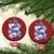 Year Of The Snake 2025 Christmas Ornament Chinese New Year Blue Snake - Wonder Print Shop