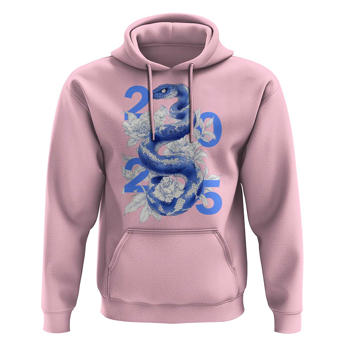 Year Of The Snake 2025 Hoodie Chinese New Year Blue Snake