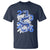 Year Of The Snake 2025 T Shirt Chinese New Year Blue Snake - Wonder Print Shop