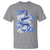 Year Of The Snake 2025 T Shirt Chinese New Year Blue Snake - Wonder Print Shop