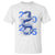 Year Of The Snake 2025 T Shirt Chinese New Year Blue Snake - Wonder Print Shop
