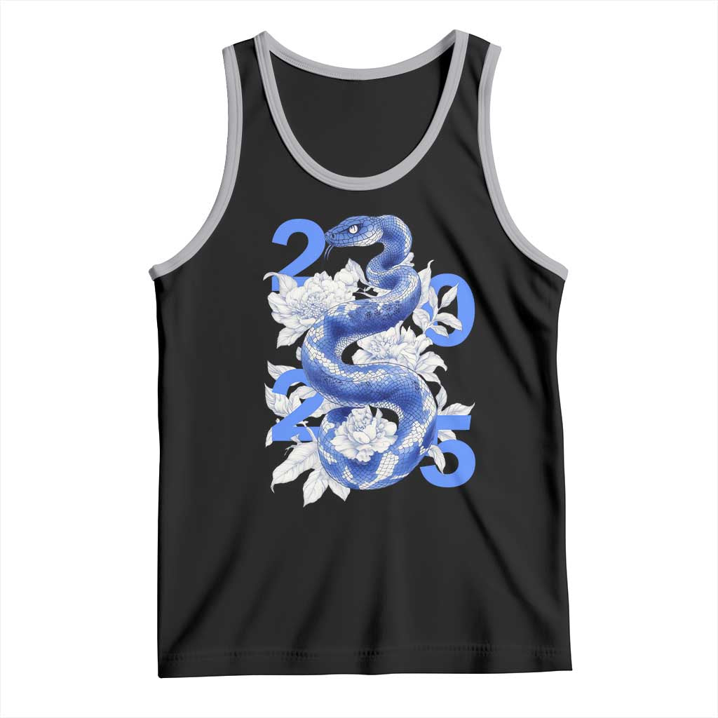 Year Of The Snake 2025 Tank Top Chinese New Year Blue Snake