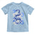 Year Of The Snake 2025 Toddler T Shirt Chinese New Year Blue Snake