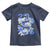 Year Of The Snake 2025 Toddler T Shirt Chinese New Year Blue Snake