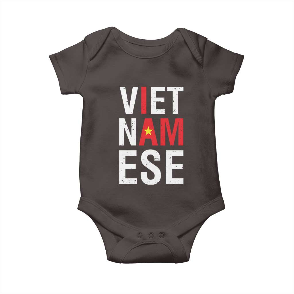 I Am Vietnamese Baby Onesie Viet Nam Flag Pride