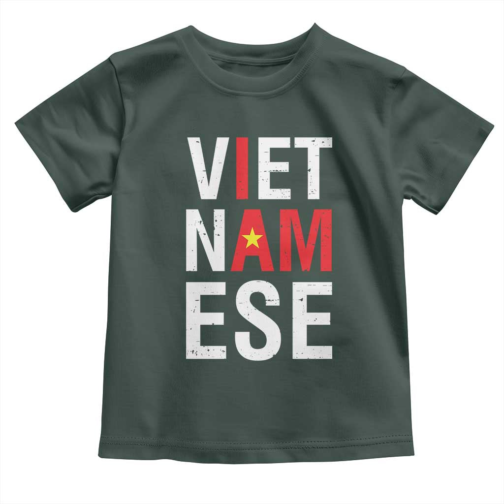 I Am Vietnamese Toddler T Shirt Viet Nam Flag Pride