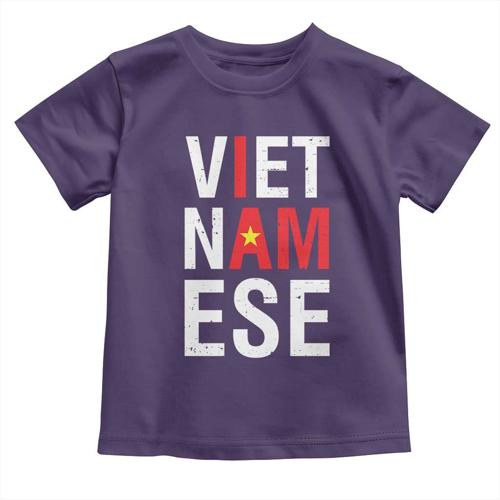I Am Vietnamese Toddler T Shirt Viet Nam Flag Pride